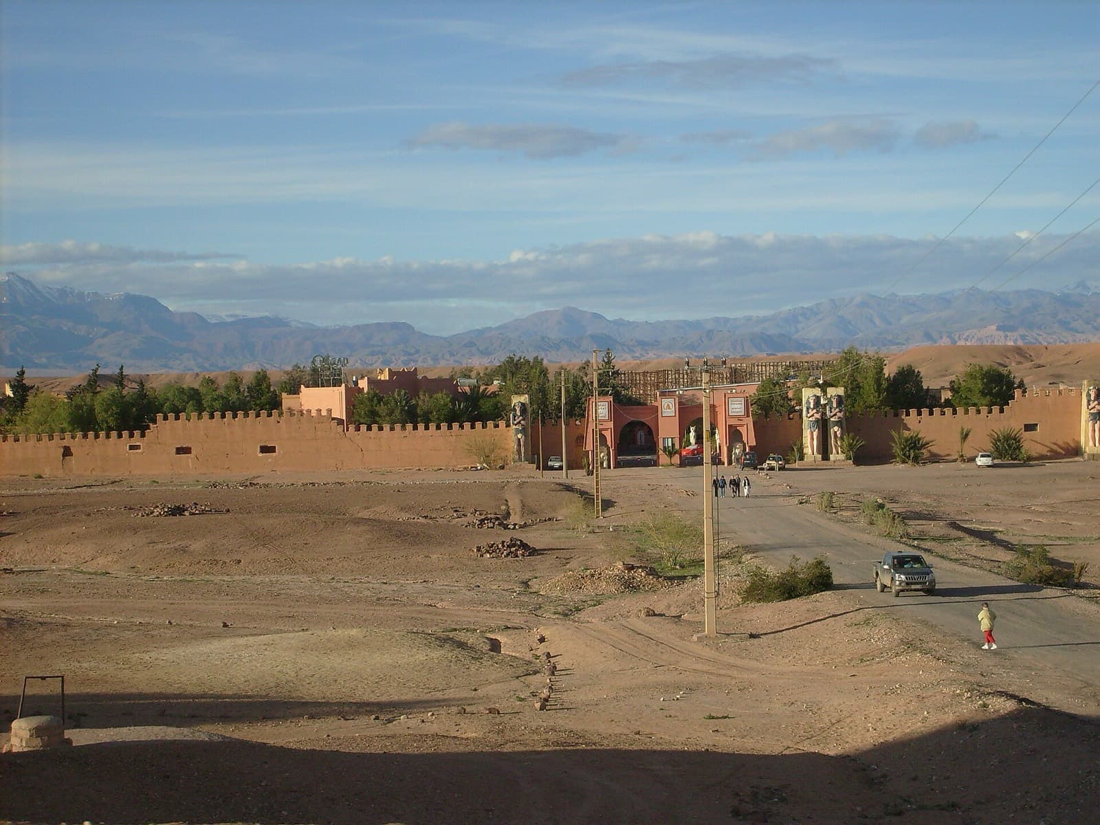 Atlas Studios and the Ouarzazate desert